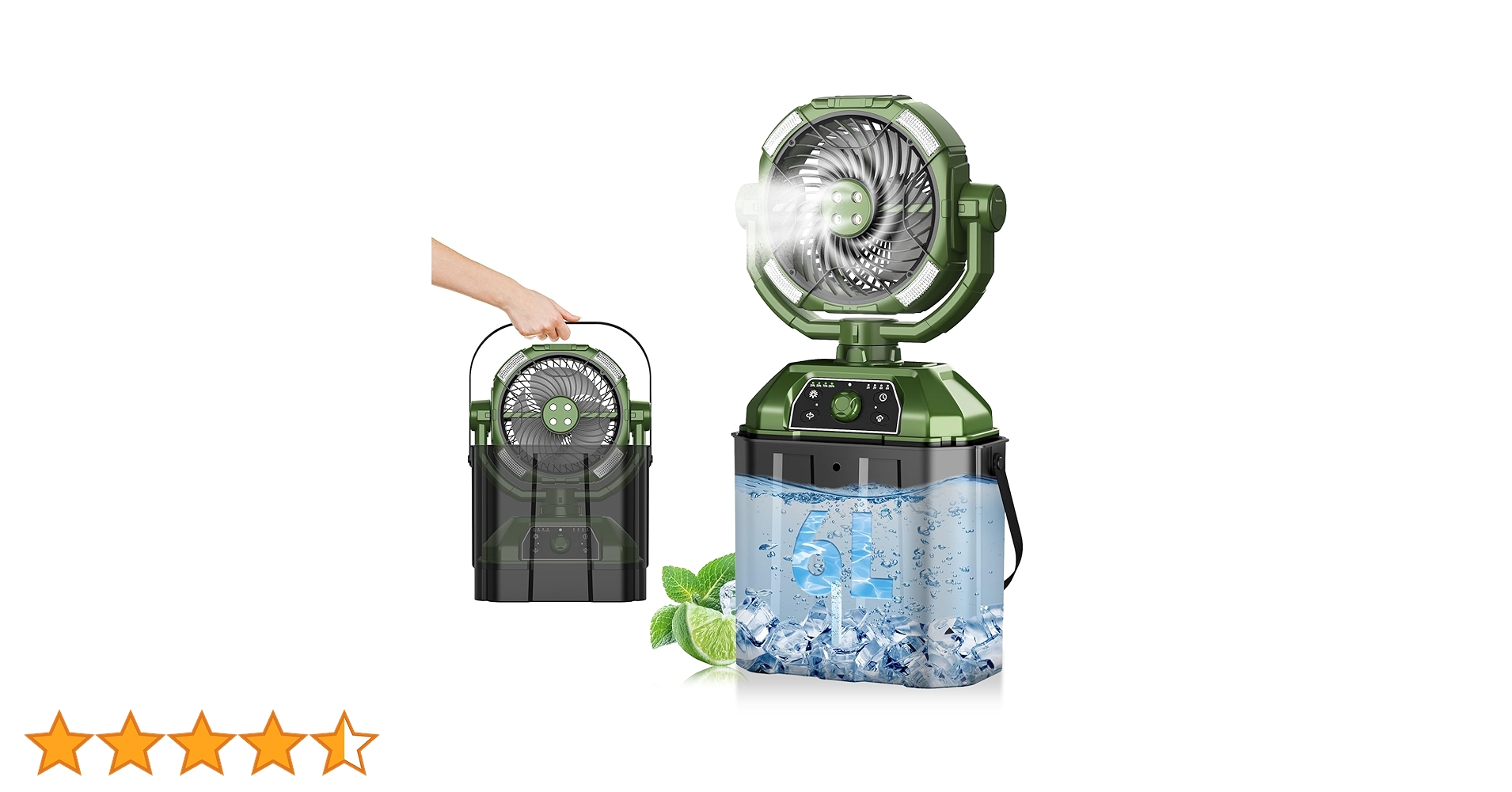 Amazon | 【Amazon.co.jp限定】キャンプ 扇風機 ミストファン 卓上